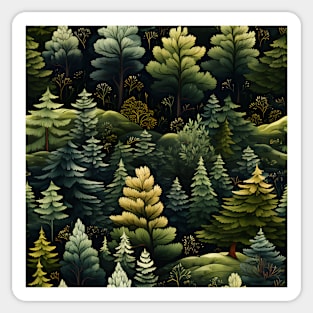 Fantasy Landscapes Forest Pattern 5 Sticker